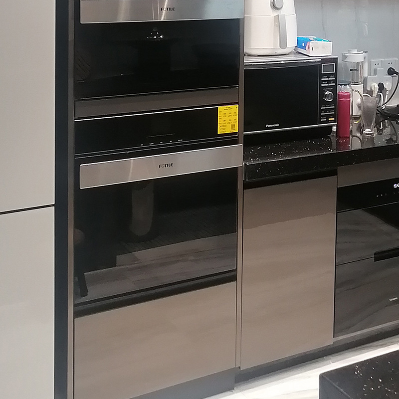 304整体不锈钢橱柜厂家直供定 制现代简约家用小户型橱柜灶台一体