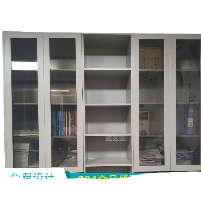 厂家定制不锈钢文件柜器械柜办公档案柜 财务带锁资料柜储物柜 哈 搜标题
