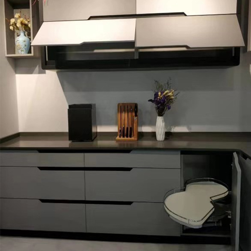 广东厂家批发不锈钢整体厨房橱柜 定 制设计装修现代简约整体橱柜 哈 搜标题