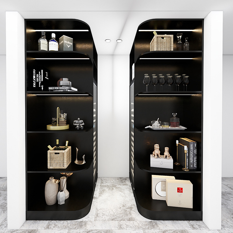 工厂专业定做不锈钢玻璃酒柜恒温不锈钢高档酒柜酒柜展示柜储物柜